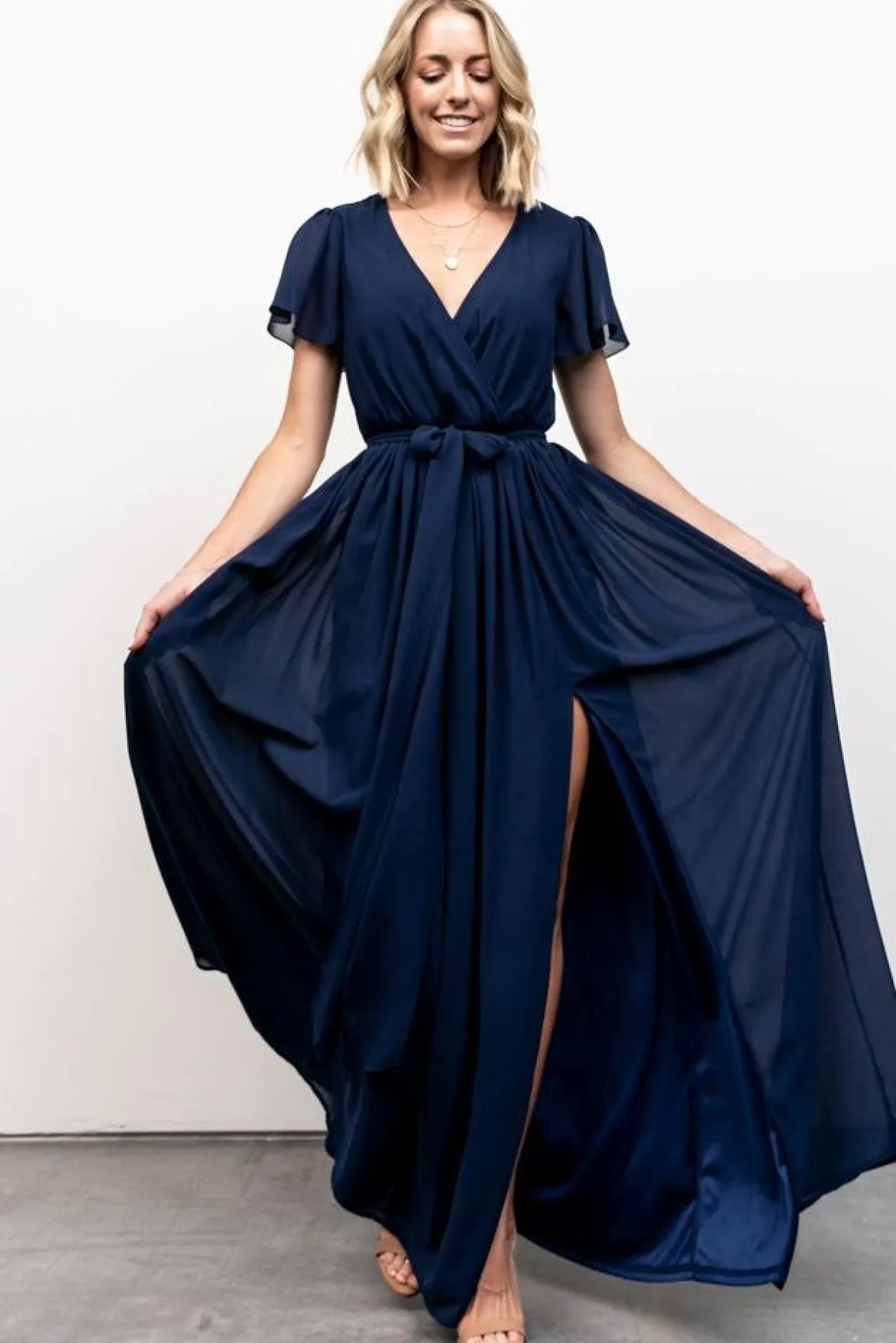 Clearance Baltic Born Kristina Maxi Dress | Navy