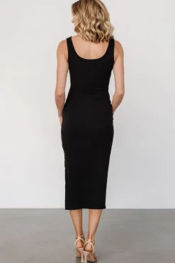 Discount Baltic Born Kylee Front Tie Dress | Black