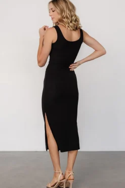 Discount Baltic Born Kylee Front Tie Dress | Black