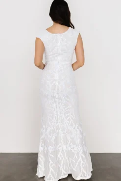 Sale Baltic Born Kylene Sequin Maxi Gown | White