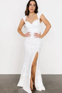 Sale Baltic Born Kylene Sequin Maxi Gown | White