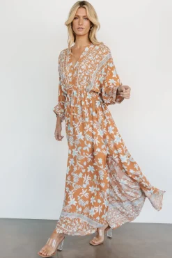 Outlet Baltic Born Laken Maxi Dress | Camel Multi CamelMulti