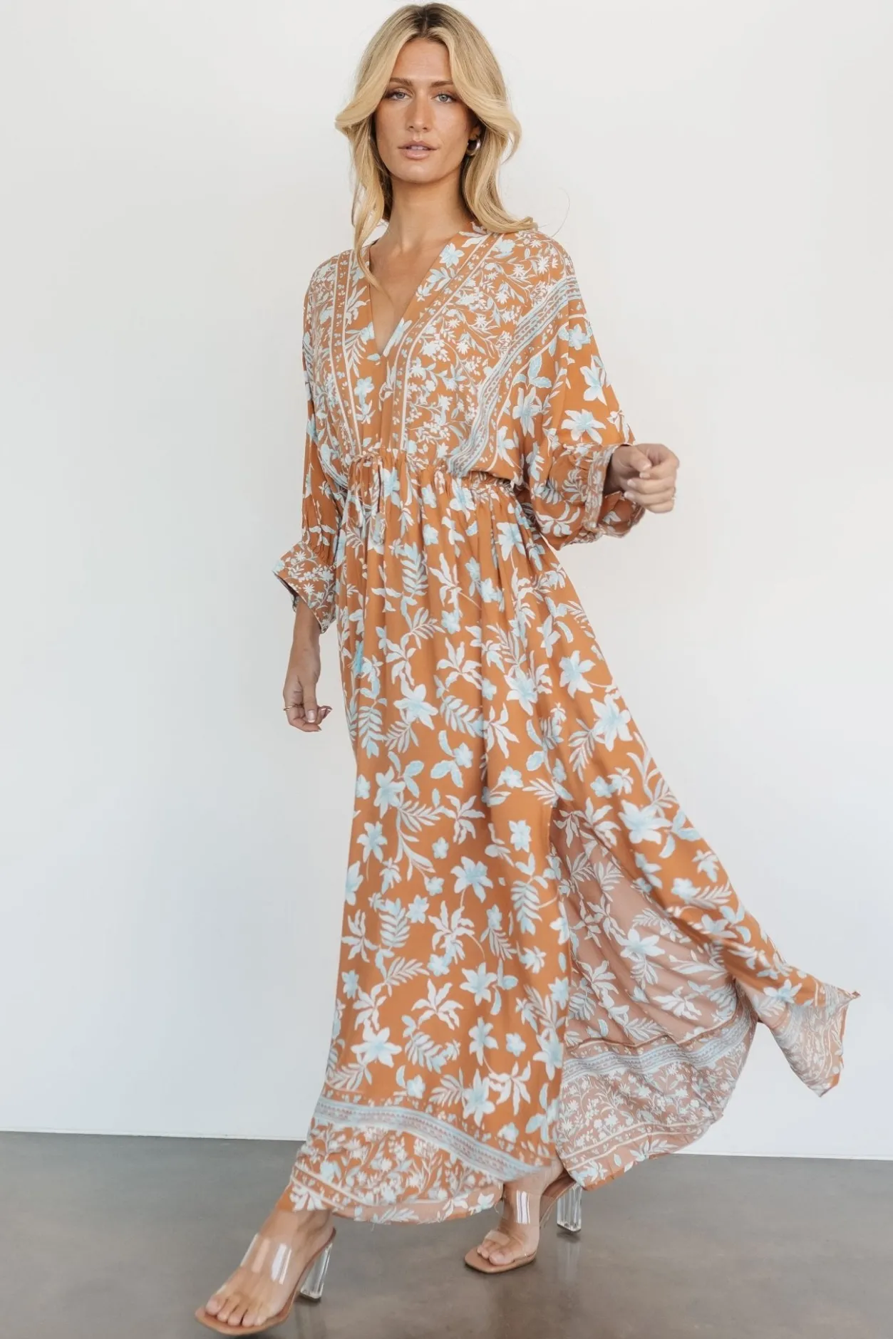 Outlet Baltic Born Laken Maxi Dress | Camel Multi CamelMulti