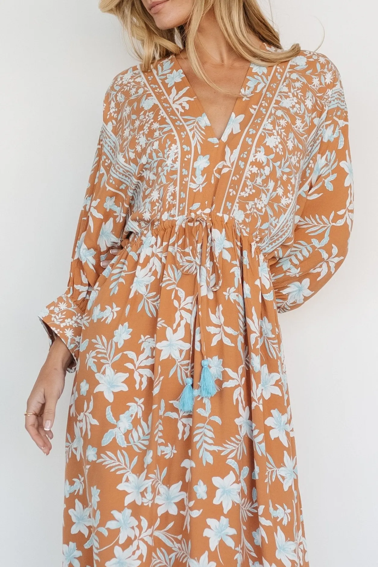 Outlet Baltic Born Laken Maxi Dress | Camel Multi CamelMulti