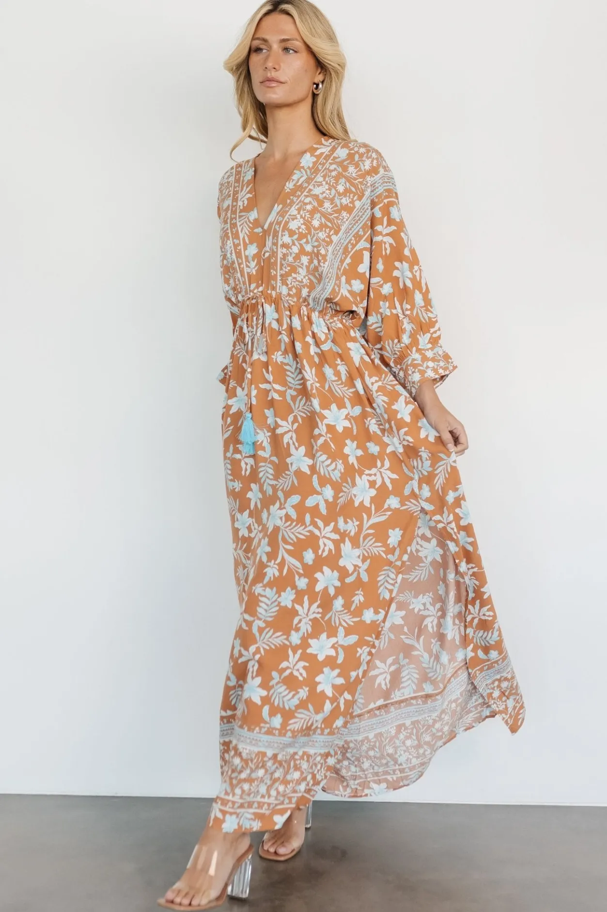 Outlet Baltic Born Laken Maxi Dress | Camel Multi CamelMulti