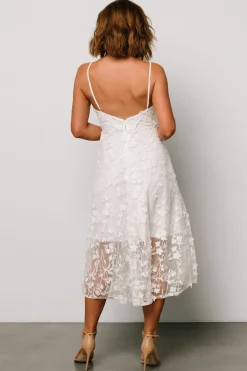 Clearance Baltic Born Larissa Midi Dress | Off White OffWhite