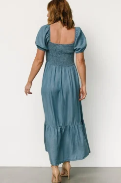 Sale Baltic Born Lauralee Smocked Dress | Chambray