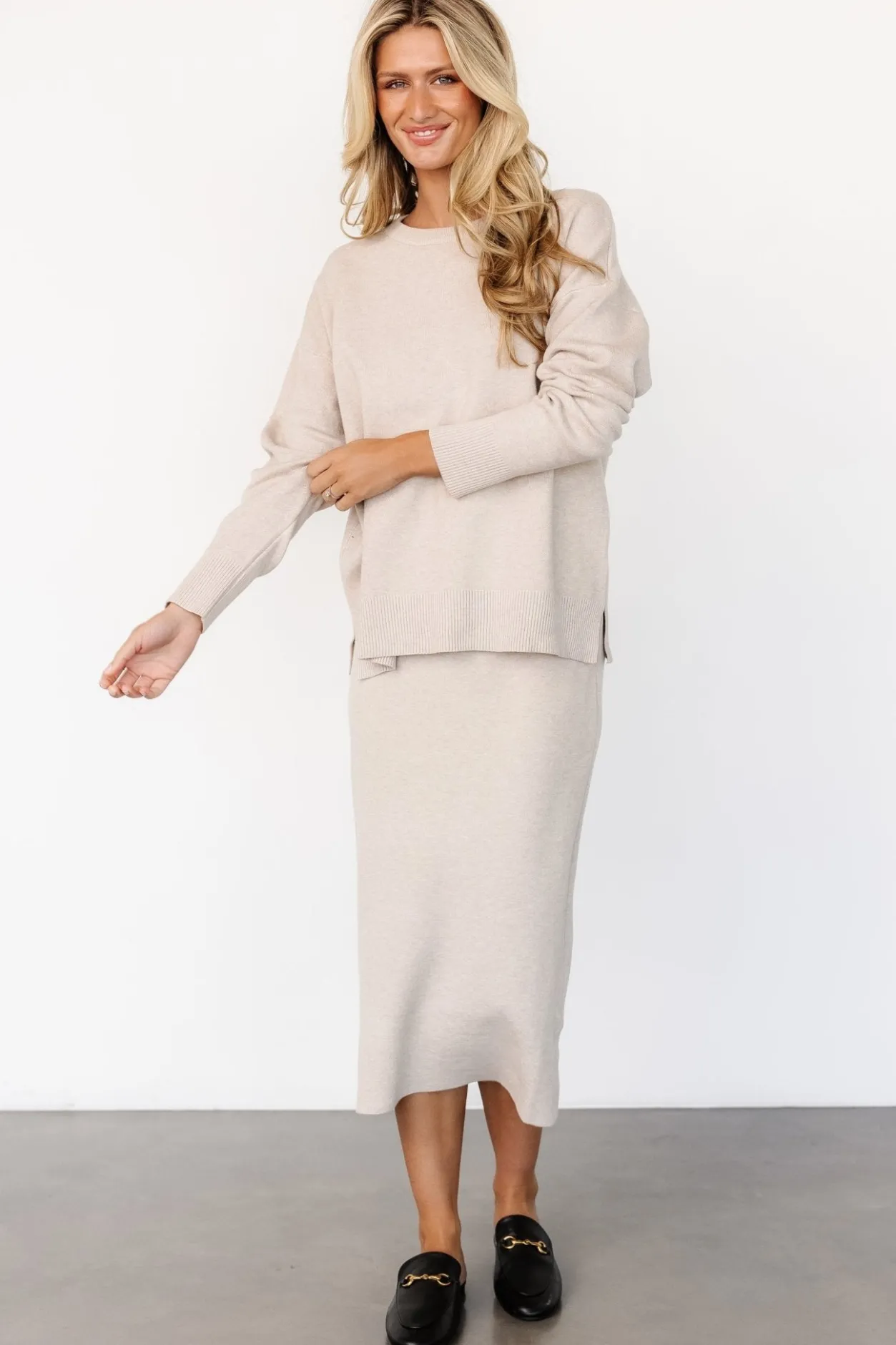Hot Baltic Born Laurent Sweater | Taupe