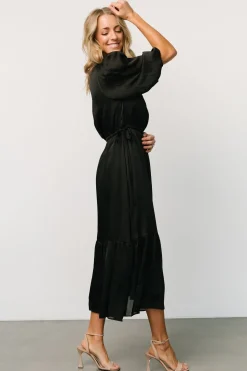 Fashion Baltic Born Lauretta Tie Waist Dress | Black