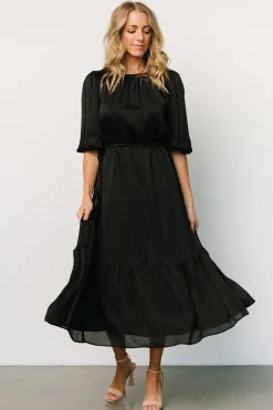 Fashion Baltic Born Lauretta Tie Waist Dress | Black