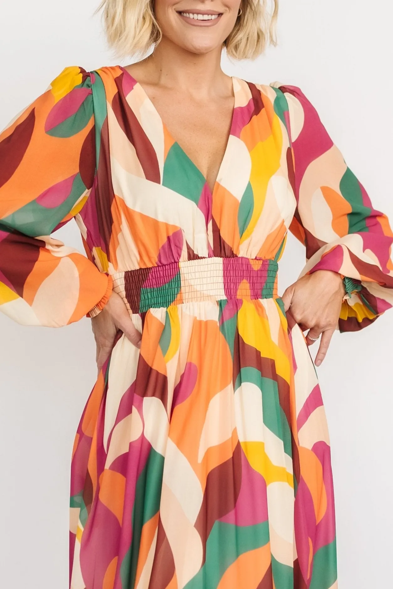 Hot Baltic Born Lawson Maxi Dress | Green Multi GreenMulti
