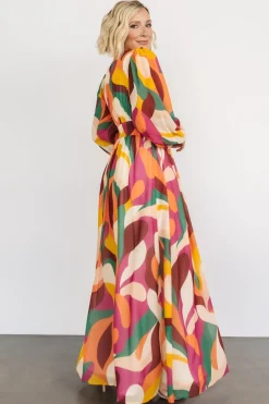 Hot Baltic Born Lawson Maxi Dress | Green Multi GreenMulti