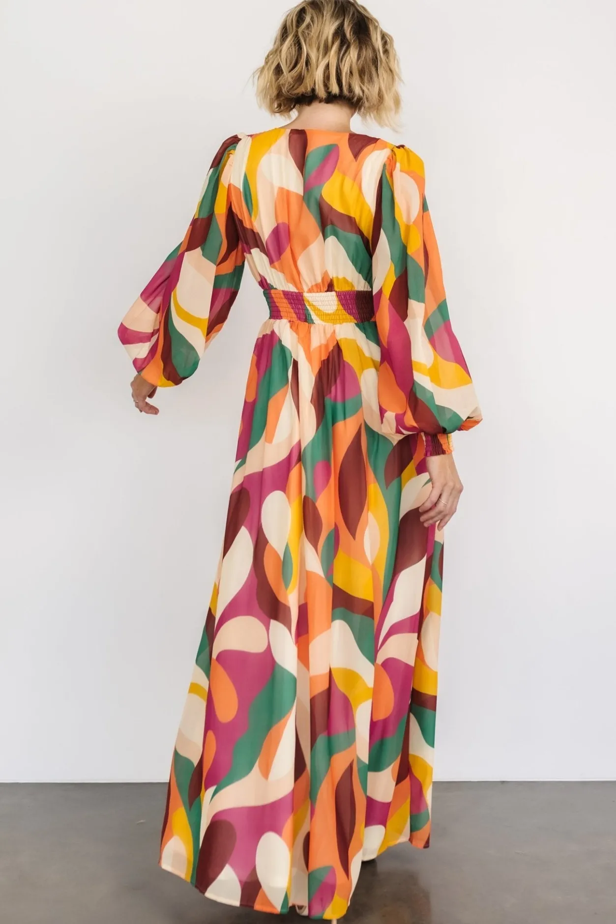 Hot Baltic Born Lawson Maxi Dress | Green Multi GreenMulti