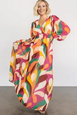Hot Baltic Born Lawson Maxi Dress | Green Multi GreenMulti