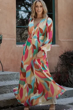 Clearance Baltic Born Lawson Maxi Dress | Multi Print MultiPrint