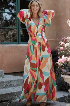 Clearance Baltic Born Lawson Maxi Dress | Multi Print MultiPrint