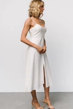 Fashion Baltic Born Laya Button Front Dress | Ivory