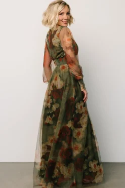 Best Baltic Born Layla Tulle Maxi Dress | Olive + Rust Olive+Rust
