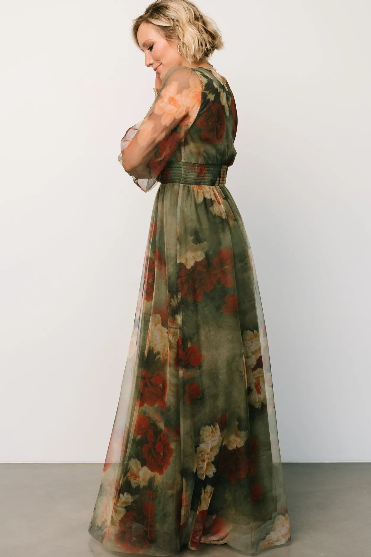 Best Baltic Born Layla Tulle Maxi Dress | Olive + Rust Olive+Rust