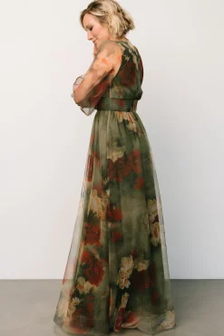 Best Baltic Born Layla Tulle Maxi Dress | Olive + Rust Olive+Rust