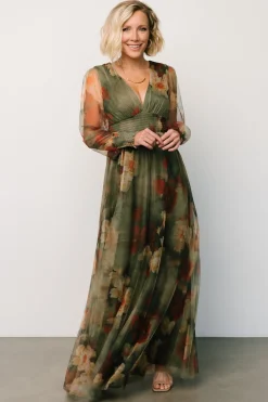 Best Baltic Born Layla Tulle Maxi Dress | Olive + Rust Olive+Rust