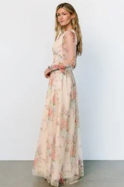 Outlet Baltic Born Layla Tulle Maxi Dress | Romantic Floral RomanticFloral