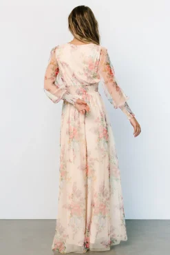 Outlet Baltic Born Layla Tulle Maxi Dress | Romantic Floral RomanticFloral