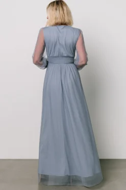 Sale Baltic Born Layla Tulle Maxi Dress | Whisper Blue WhisperBlue