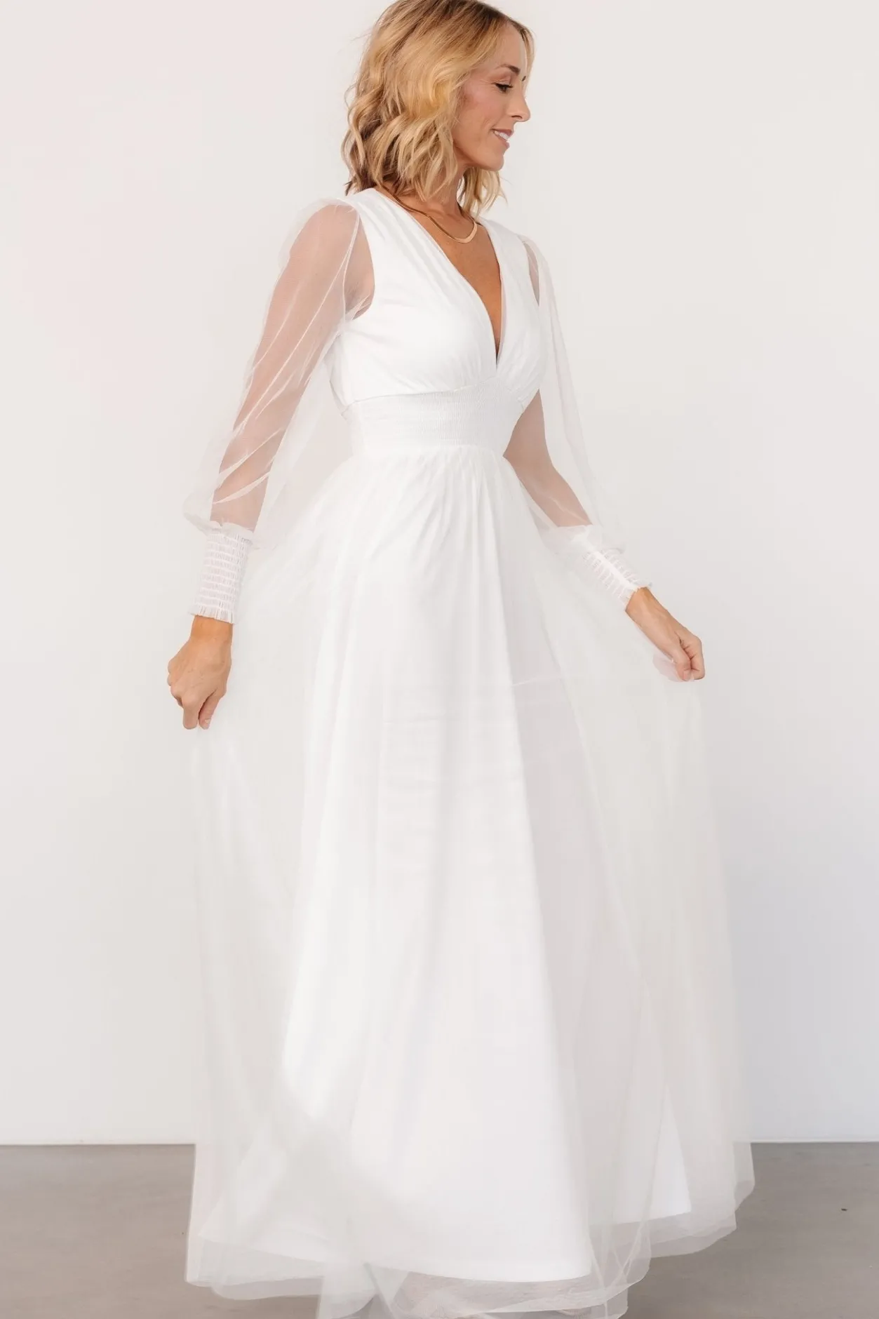 Best Baltic Born Layla Tulle Maxi Dress | White