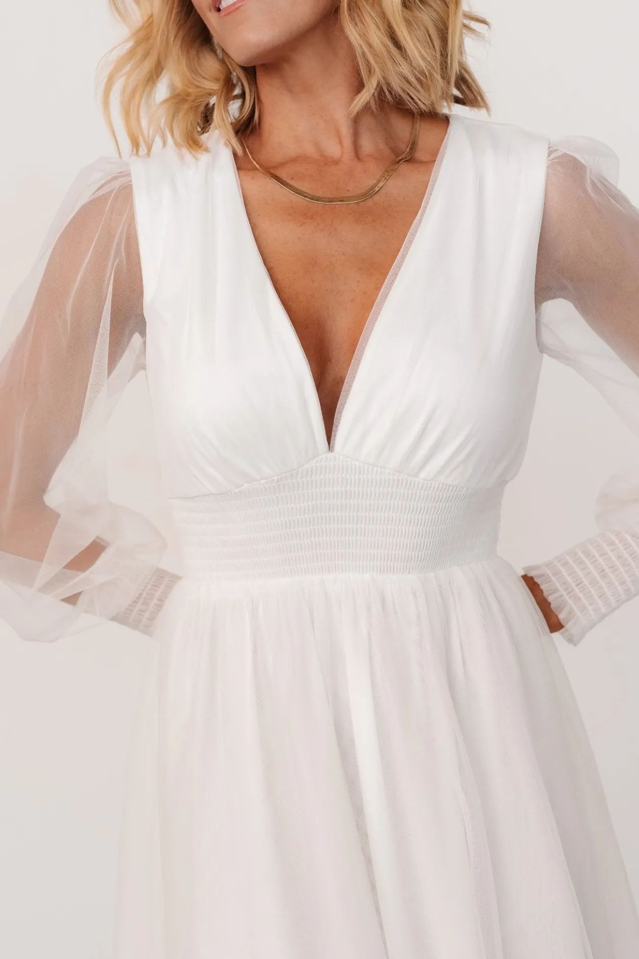 Best Baltic Born Layla Tulle Maxi Dress | White