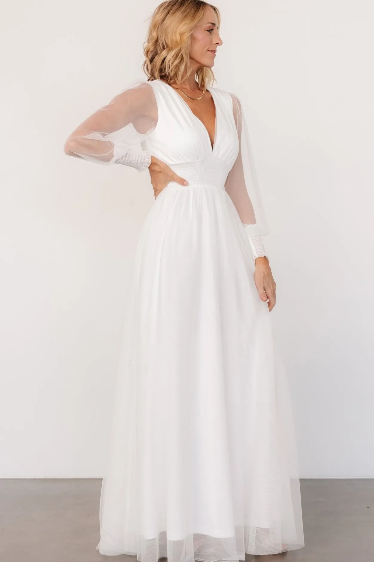 Best Baltic Born Layla Tulle Maxi Dress | White
