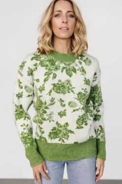 Clearance Baltic Born Legend Sweater | Light Green Print LightGreenPrint