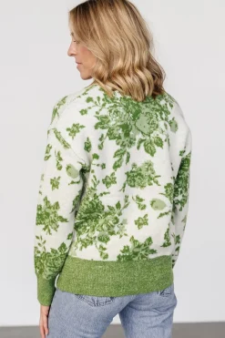 Clearance Baltic Born Legend Sweater | Light Green Print LightGreenPrint
