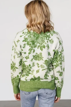 Clearance Baltic Born Legend Sweater | Light Green Print LightGreenPrint