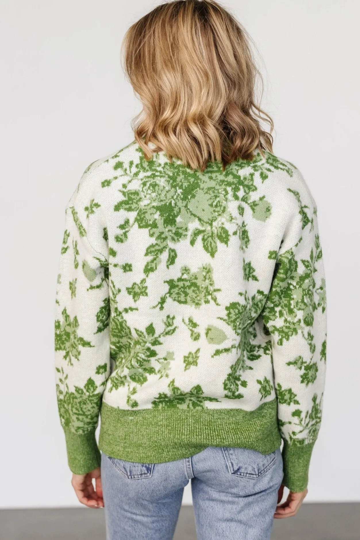 Clearance Baltic Born Legend Sweater | Light Green Print LightGreenPrint