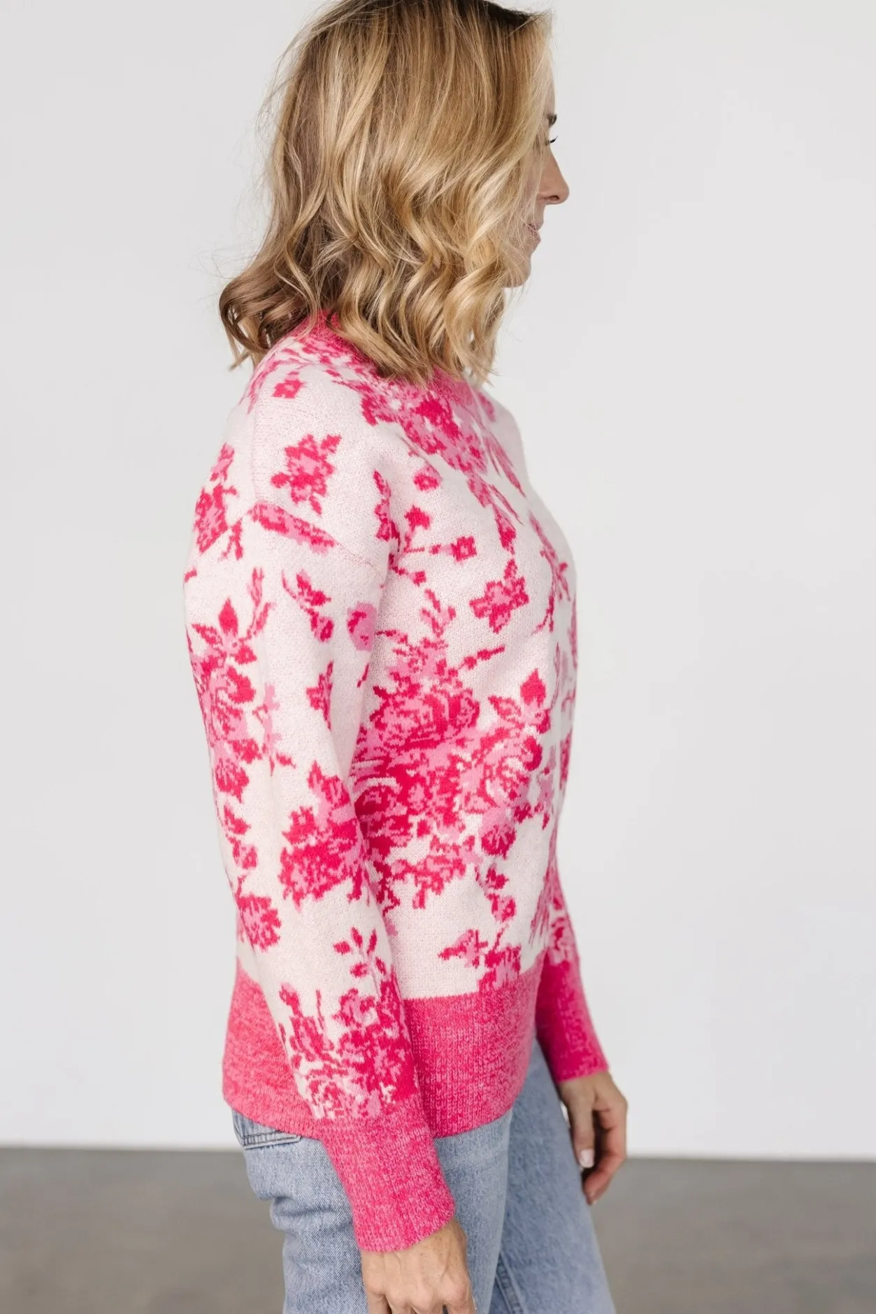 Clearance Baltic Born Legend Sweater | Pink Print PinkPrint