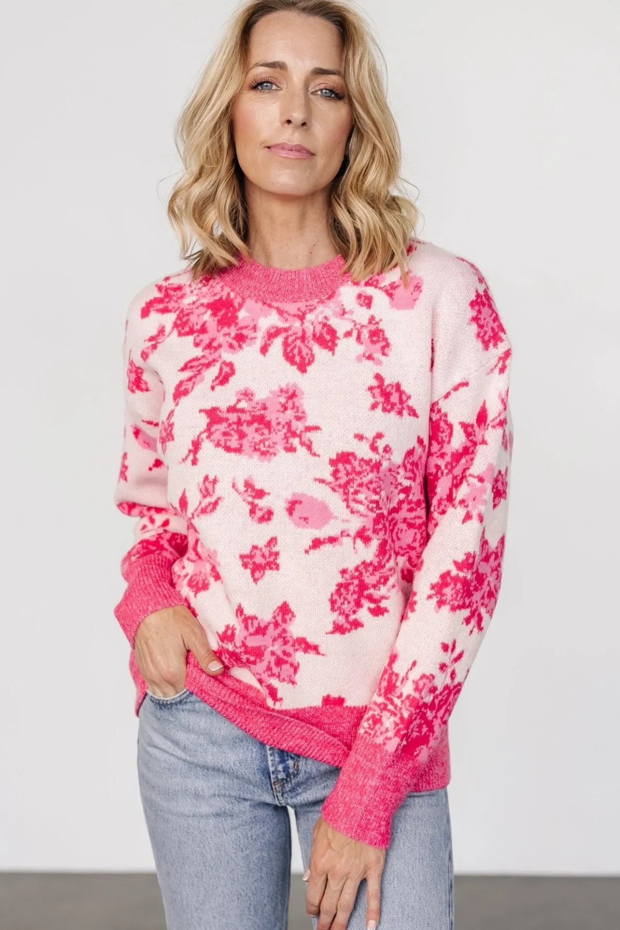 Clearance Baltic Born Legend Sweater | Pink Print PinkPrint