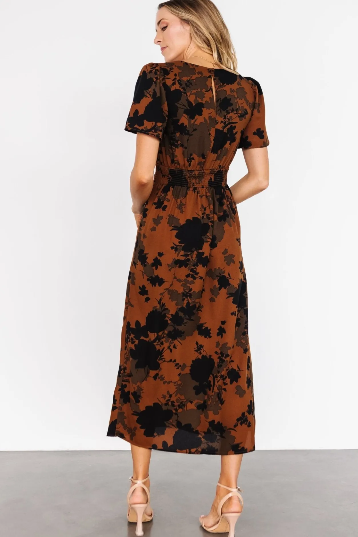 Best Baltic Born Lenni Midi Dress | Espresso Print EspressoPrint