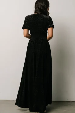 Sale Baltic Born Leslie Velvet Maxi Dress | Black