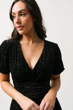 Sale Baltic Born Leslie Velvet Maxi Dress | Black