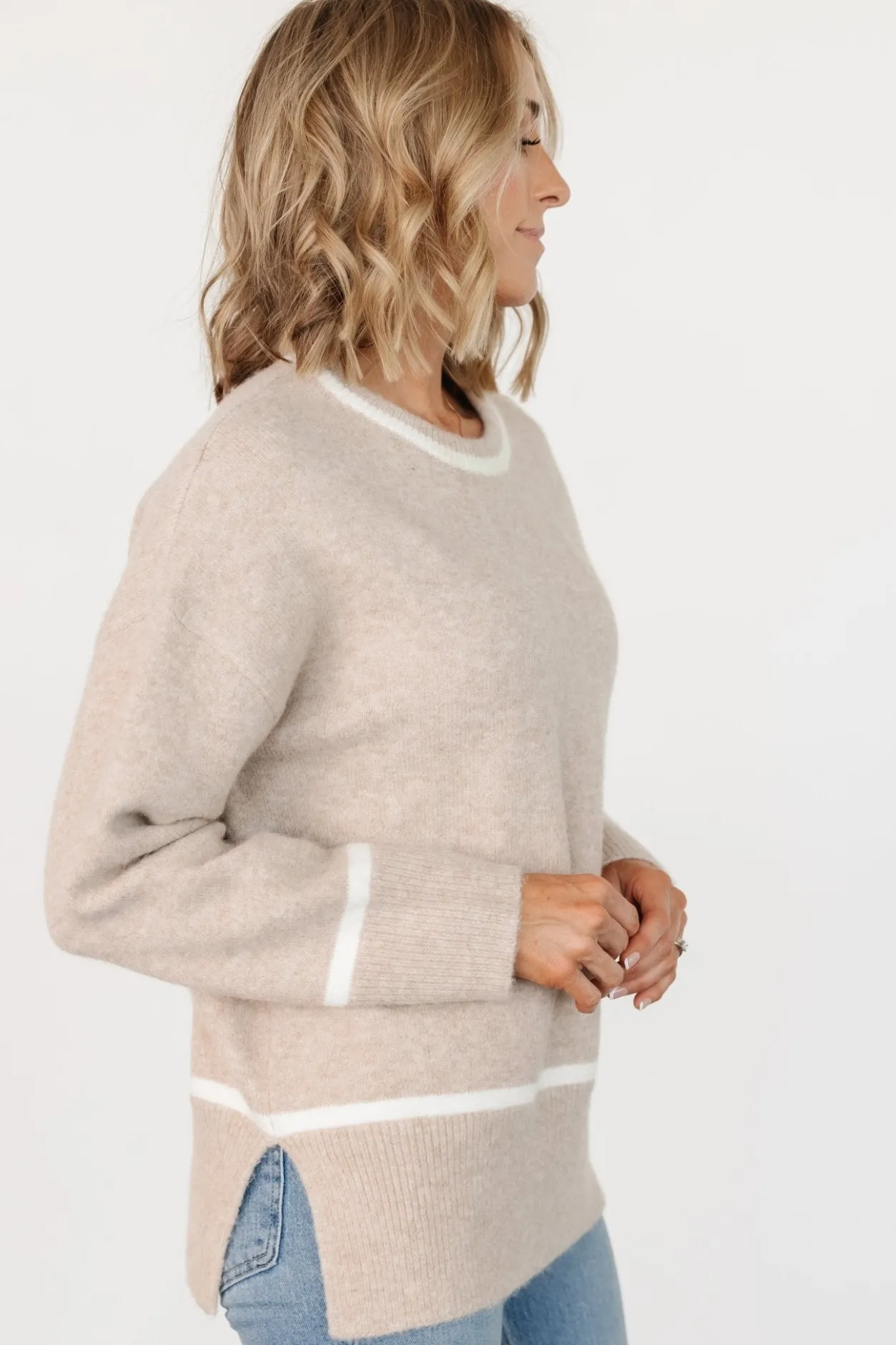 New Baltic Born Levine Sweater | Natural