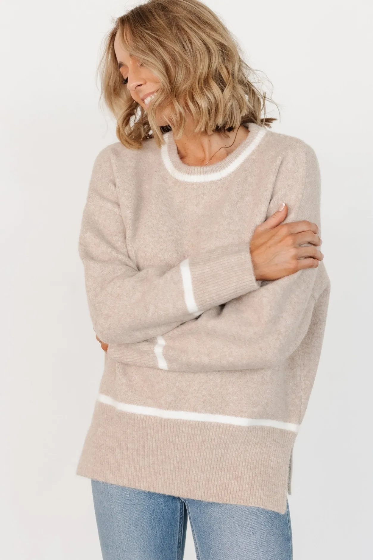 New Baltic Born Levine Sweater | Natural