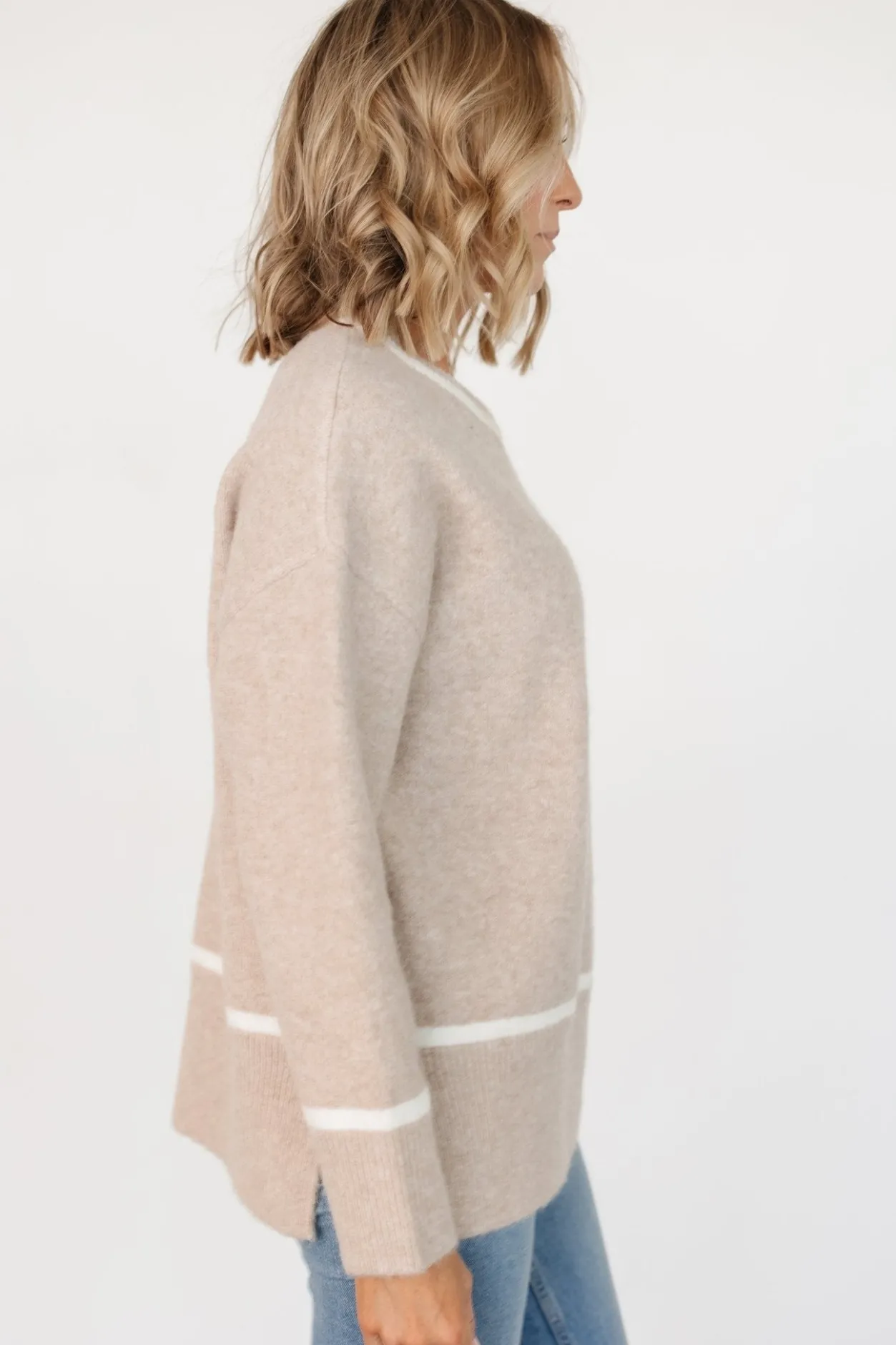 New Baltic Born Levine Sweater | Natural