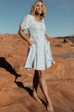Discount Baltic Born Lexington Short Dress | Blue