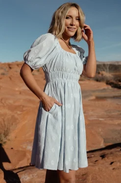Discount Baltic Born Lexington Short Dress | Blue