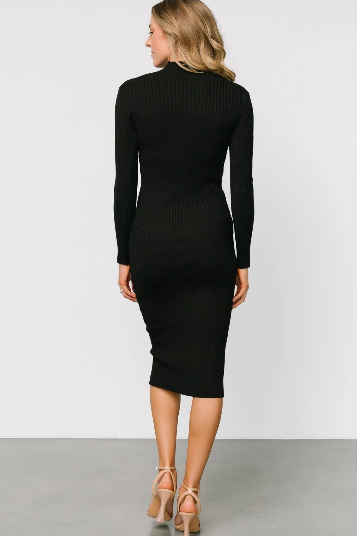 Best Baltic Born Lindsey Mock Neck Midi Dress | Black
