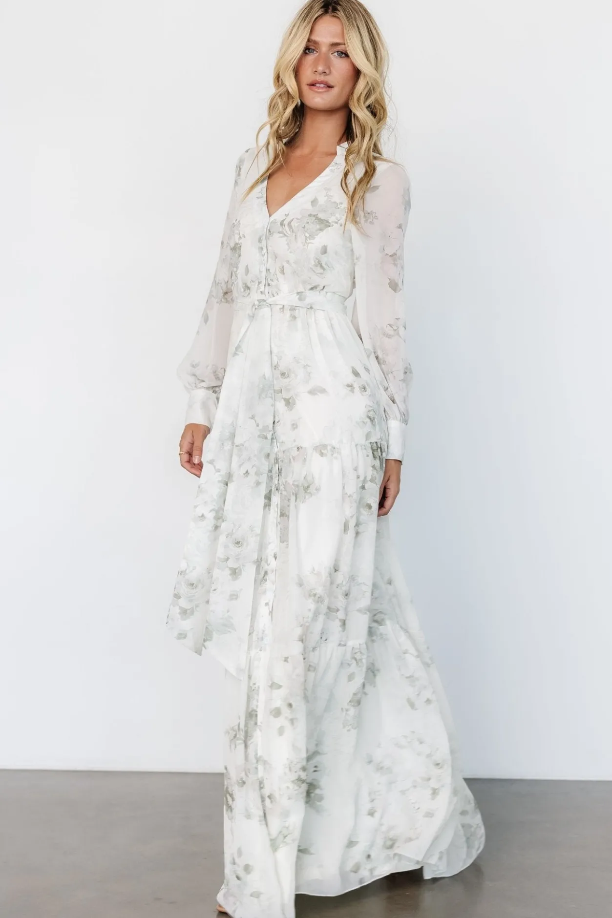 Outlet Baltic Born Lizette Maxi Dress | Sage Print SagePrint