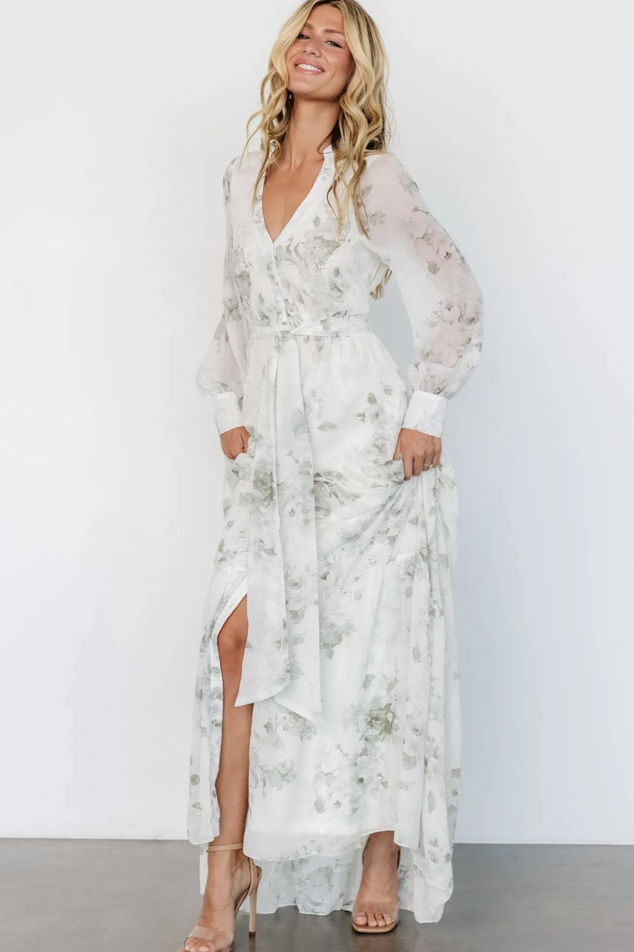 Outlet Baltic Born Lizette Maxi Dress | Sage Print SagePrint