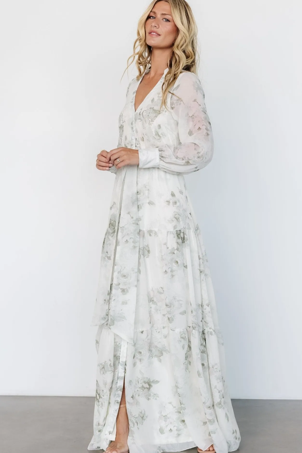 Outlet Baltic Born Lizette Maxi Dress | Sage Print SagePrint