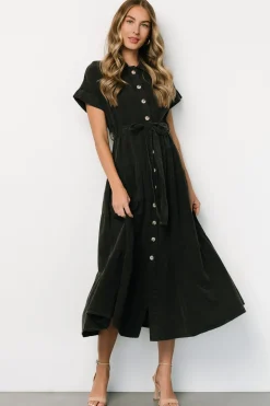Hot Baltic Born Logan Button Up Dress | Black